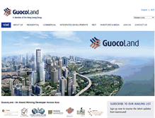 Tablet Screenshot of guocoland.com.sg